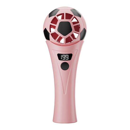Soccer Handheld Fan, Mini USB Portable Fan with 199 Speeds, Football Shape Cooling Fan for Game Day, Sports Fan Gift