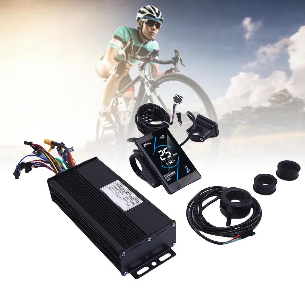 Bike Controller Kit 40A Sine Wave 3 Mode Brushless Motor Controller T5S LCD Color Display Control Pa