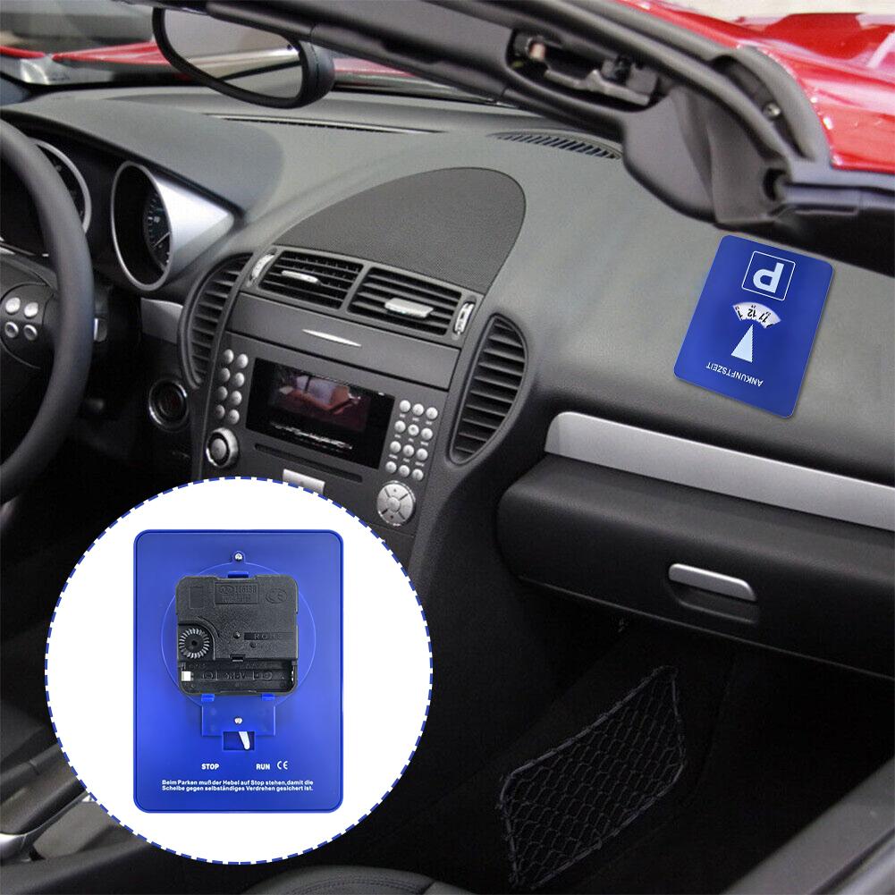 Digitální parkovací kotouč Snadno použitelný Přenosné hodiny Nástroj pro zobrazení času příjezdu Příslušenství do auta Kontrola parkování