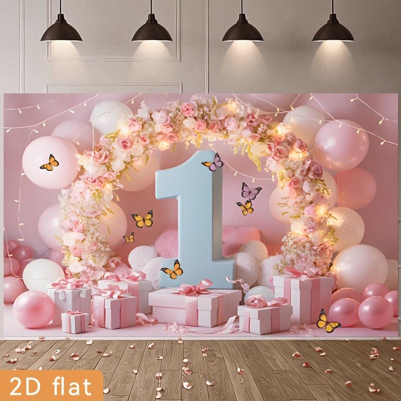 2D Plane - 2D Plane - Party Banner 2D Plane banner 1 piece of polyester background fabric 1st birthday 100x150cm
