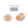 Cable Connector Orange Mini Quick Connector Universal Compact Cable Connector Household Wire Terminal Connector