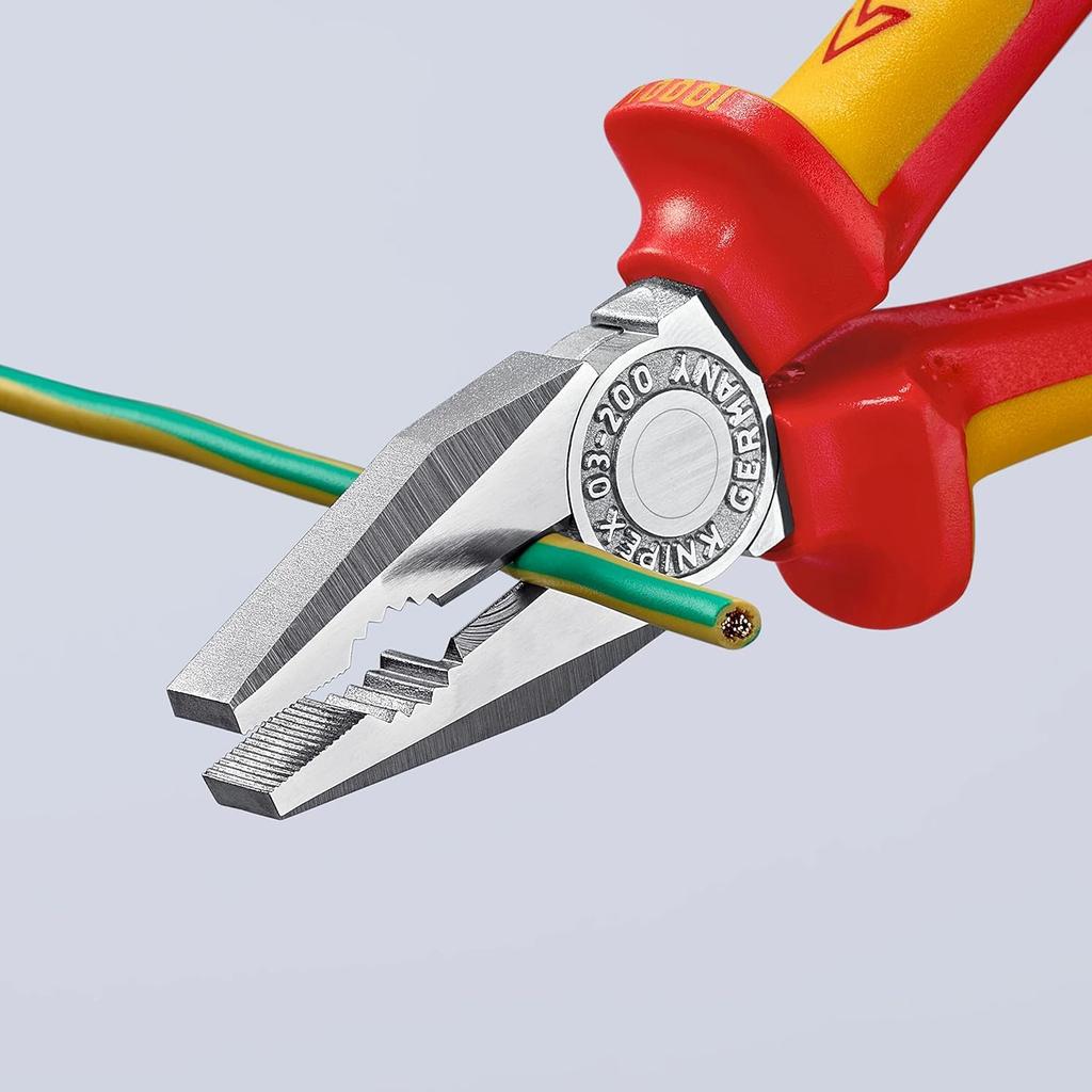 [KNIPEX] Insulated Combination Pliers 1000V 200mm 0306-200