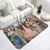 Demon Slayer Entrance Door Mat Rectangle Anti-slip Home Soft Badmat Front Door Indoor Outdoor Mat Toilet Rug