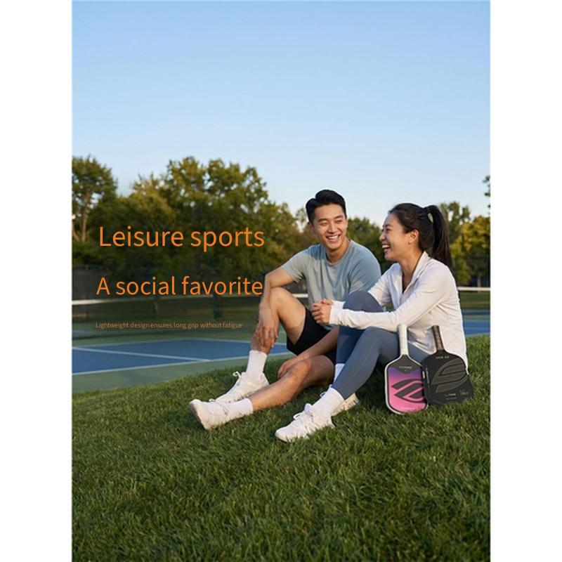 16cm Extended Grip Pickleball Paddle For Advanced Enthusiasts Toray T700 Carbon Fiber Hot Pressed EPP Core Professional Sports Racket