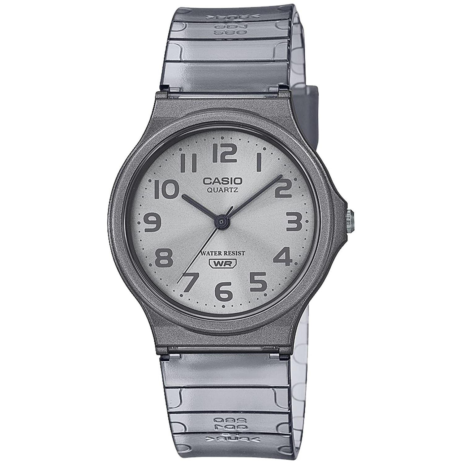 Casio wristwatch Collection MQ-24S-8BJF unisex clear gray