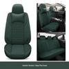 Universal Breathable Linen Seat Cover Set for Five-Seater Cars - Durable and Fully Enclosed
