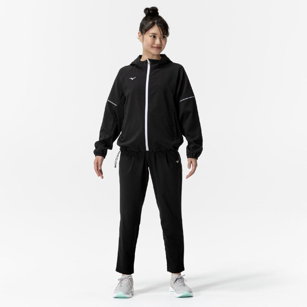 Mizuno Stretch Cloth UV Training 32MCC345 Women's Hoodie, Protection, Wear, Black,