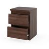 Bedside Table 30 CM Wenge Oak 2S Bedside Table Bedroom Furniture Nakastlik