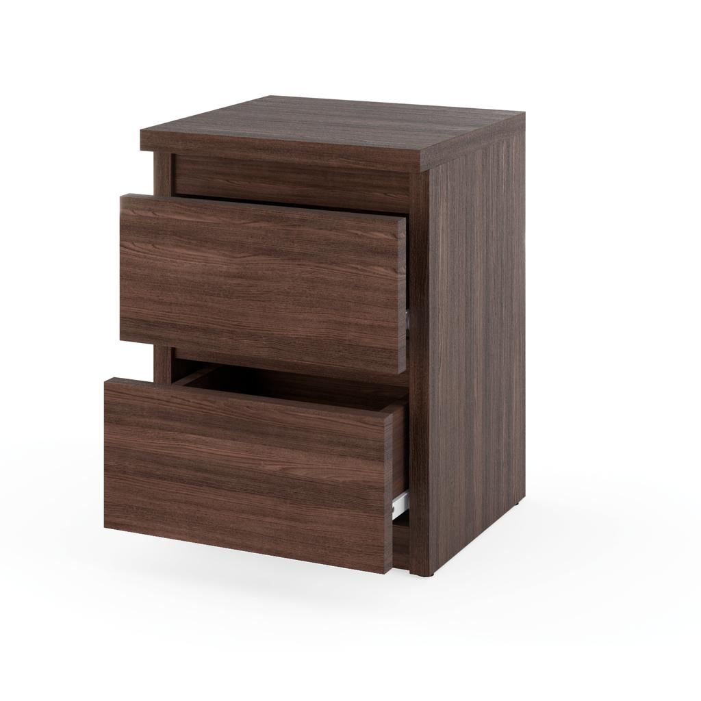 Bedside Table 30 CM Wenge Oak 2S Bedside Table Bedroom Furniture Nakastlik