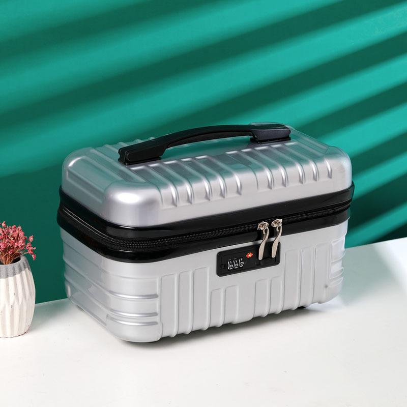16 Zoll Reisekoffer Mini Hand-Make-up-Koffer Reise-Organizer Kosmetikbox Für Frauen Make-up-Koffer Passwortbox Bordgepäckkoffer