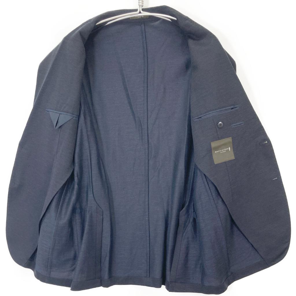 MACKINTOSH LONDON Navy Gold Button Navy Blue Single Jacket Jacket LL NavyUsed