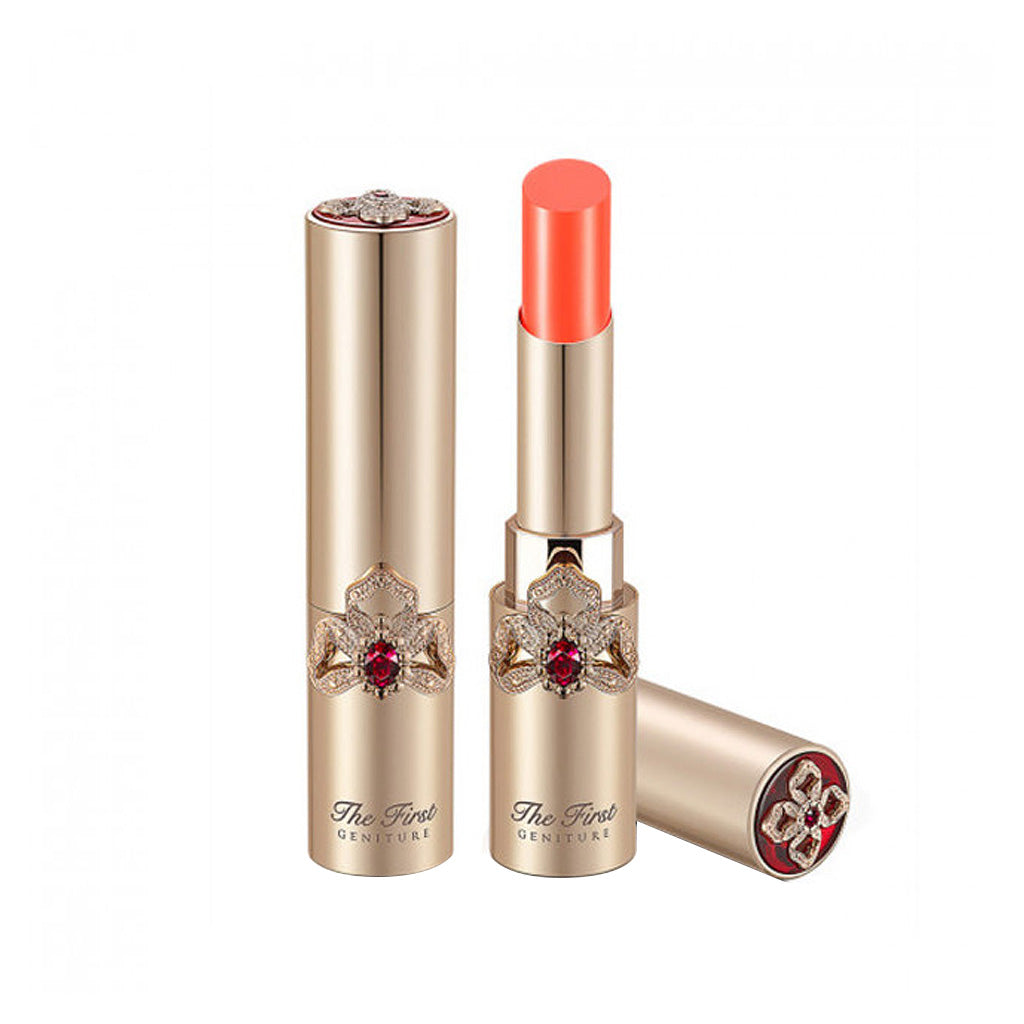 O HUI The First Geniture Lip Balm 3,2g #Coral+RANDOM GIFT