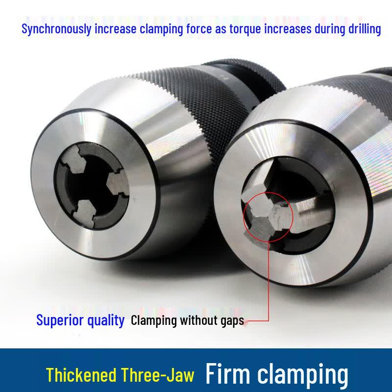 Self-Tightening Drill Chuck for Milling and Lathe