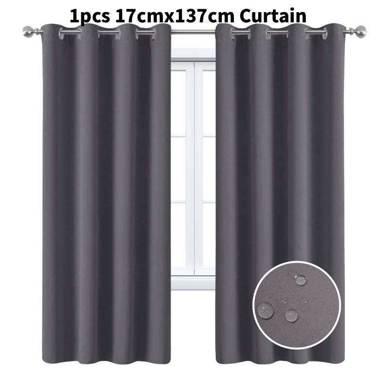 Waterproof Solid Color Sunproof Curtain For Sunroom And Commercial Applications