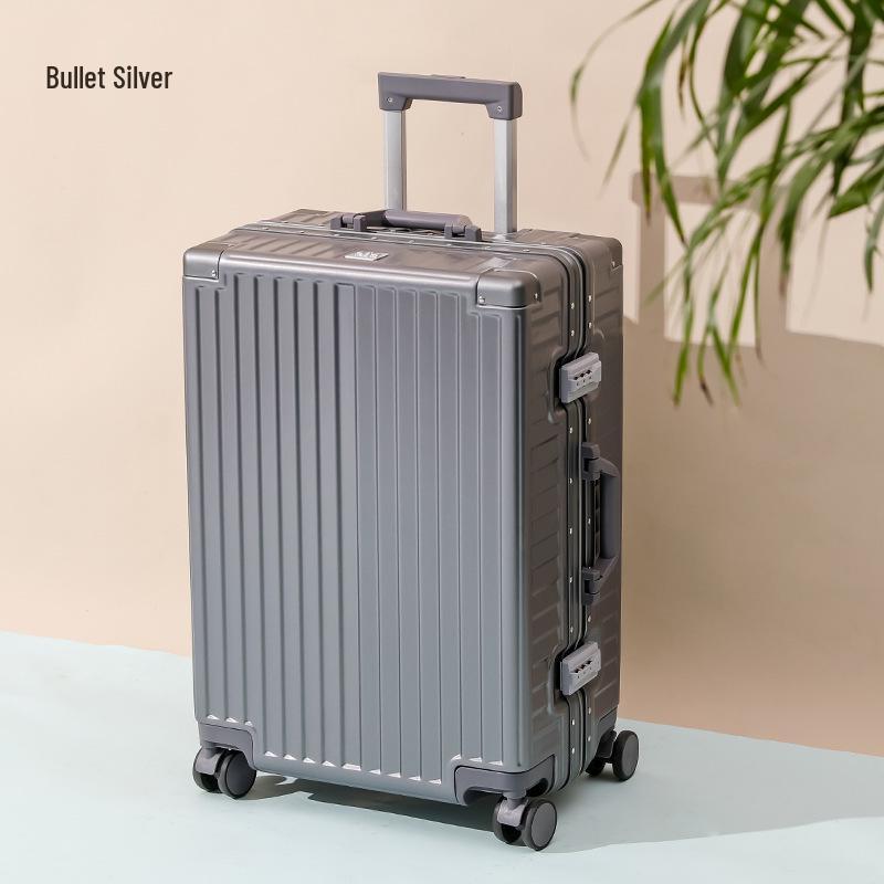 24-Inch Multifunctional Suitcase with Universal Wheels and New Lock System