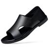 Fashion Genuine Leather Men's Sandal Beach 39 New Summer Low Price Big Size Fashion Non-slip 2025 Styles Cheap Liquidation Eva Male Shoe