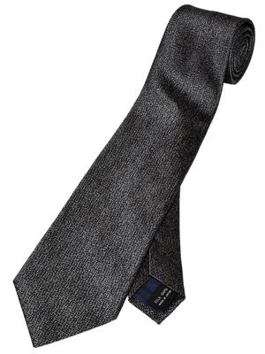 Necktie Business Silk Made In Japan Nishijin Ori Heathered Pattern [TAVARAT] 100% (Gray)