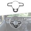 Carbon Fiber Steering Wheel Gear Shift Cover Trim For Jeep Wrangler JL JT 2018+