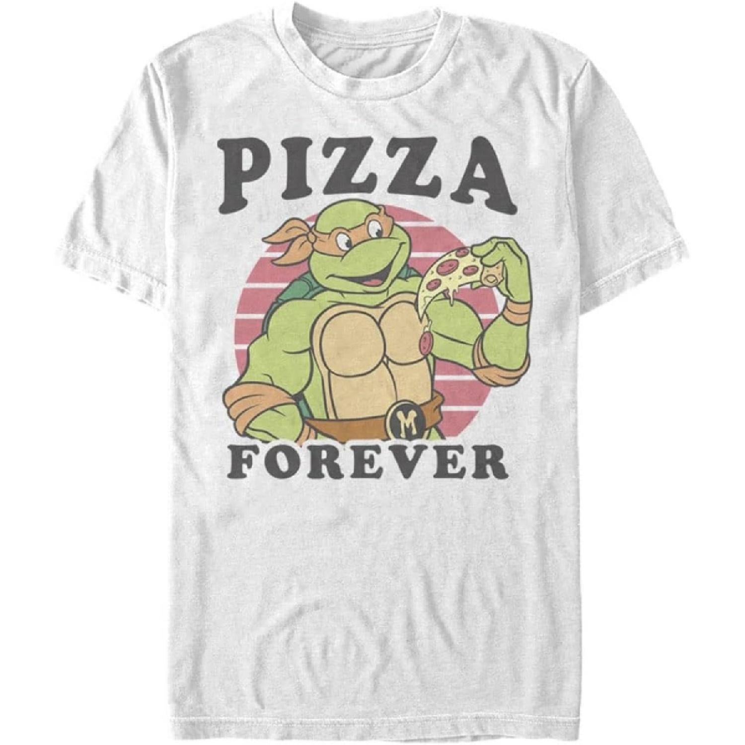 Nickelodeon Men s Big & Tall Pizza Forevs T-Shirt S