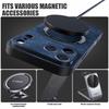 Wallet Case for 17 16 15 14 13 Pro/Pro Max/Plus Series, 2 In 1 Strong Magnetic Detachable, Shockproof Phone Case Slim Leather Phone Stand