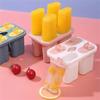 Popsicle Mold DIY Ice Cream Ice Cubes Maker Bar Kitchen Refrigerator Homemade Stick Mould Tubs Silicone Household Kitchen Tools