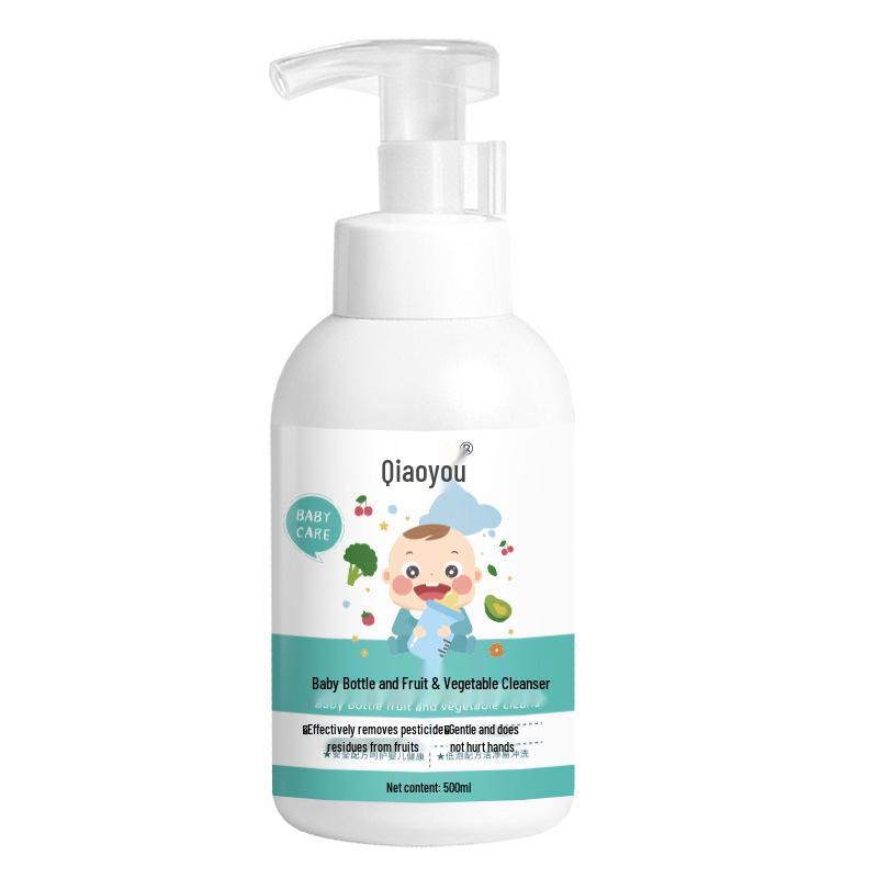 Qiaoyou 1.08kg Tableware & Vegetable Cleaner - Dish Soap with Hand Protection