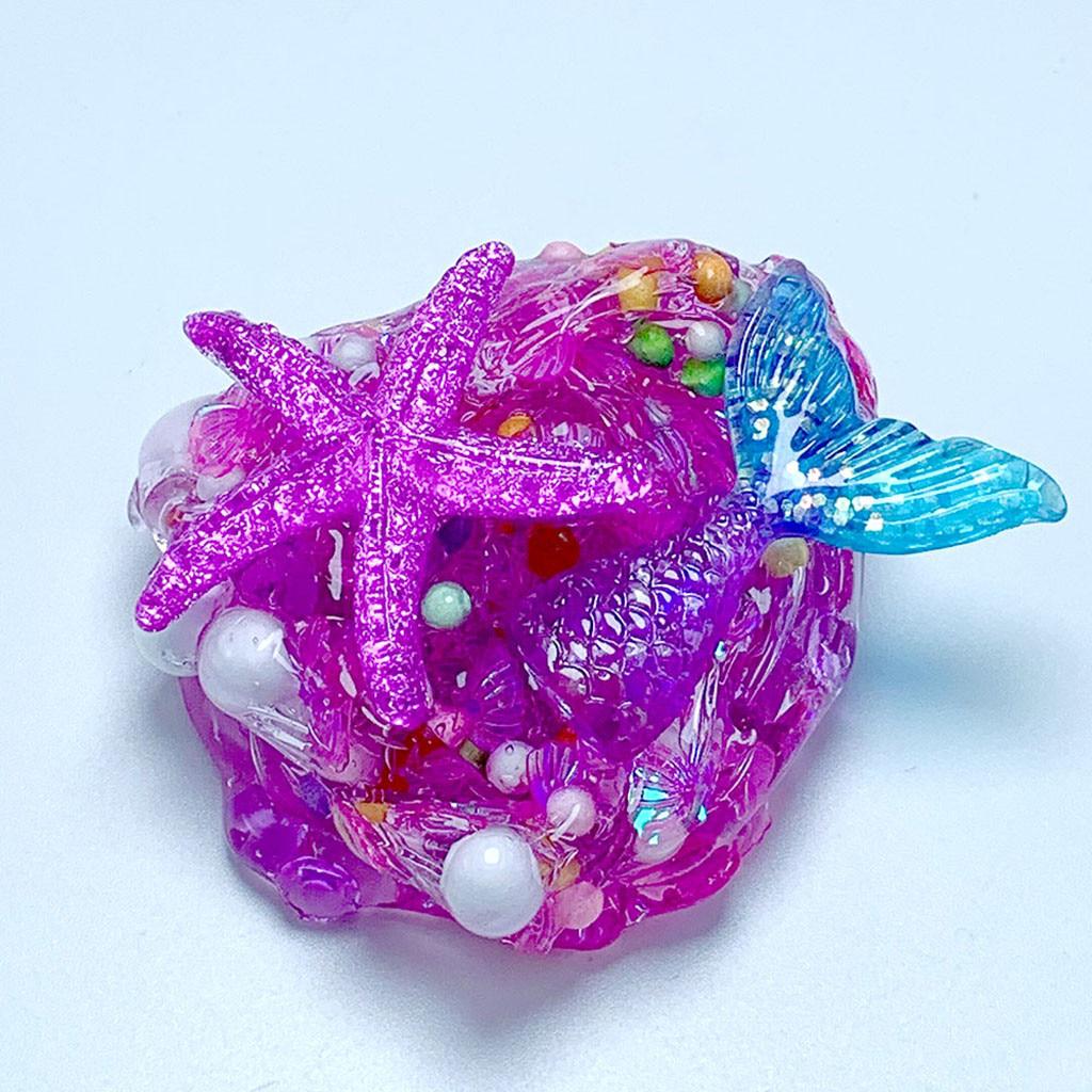 Havfruehale Slime Leke Gave Barn Leke Leire Gjørme for Kunst Håndverk