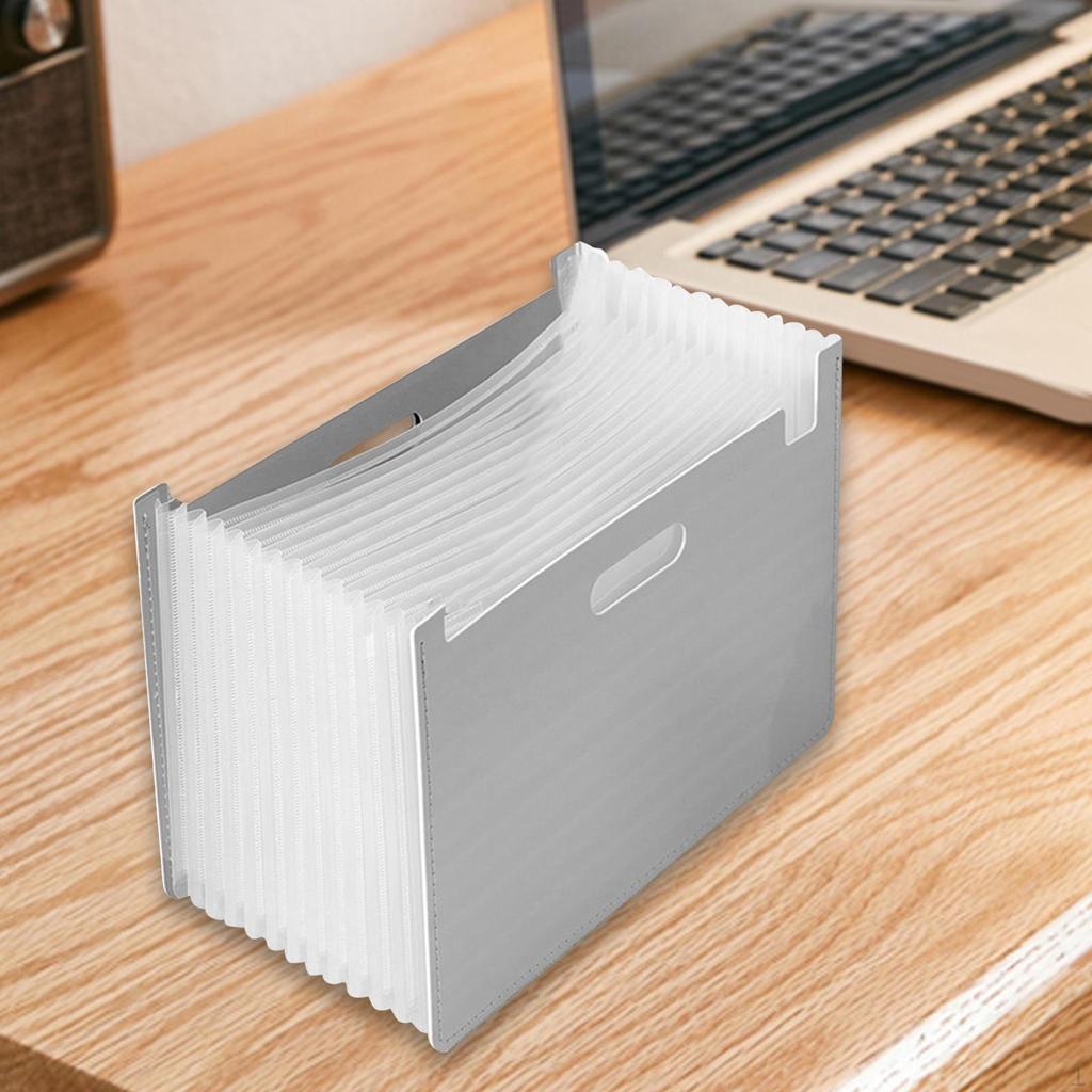 Accordian File Organizer ,File Cabinet Expanding Filing Box, Portable Folder