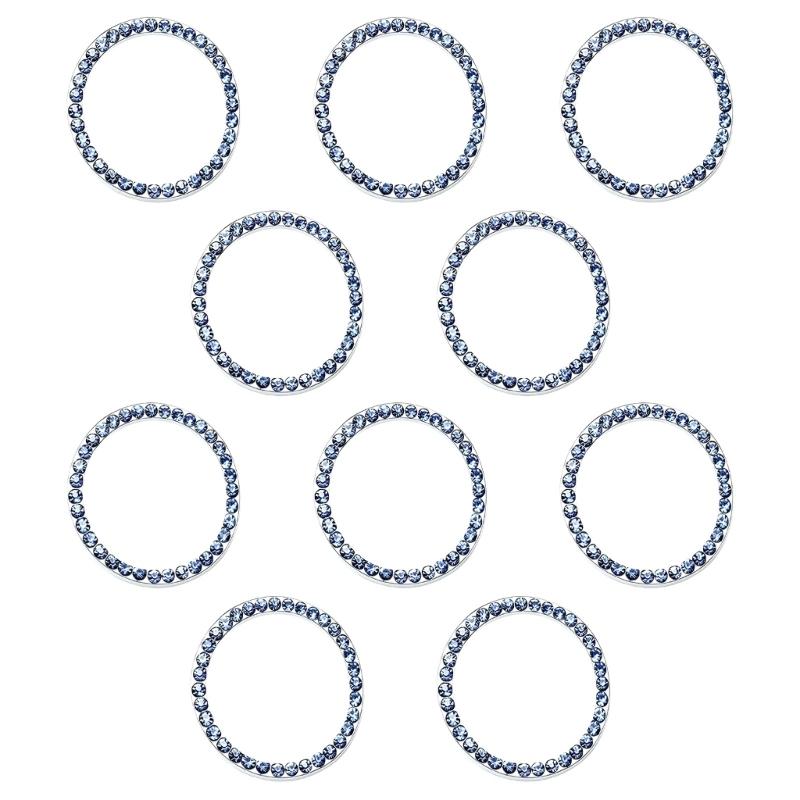 Sparkling Automotive Ignitions Switches Decors Elastic Clip On Designs Decorative Suitable for Most Vehicles