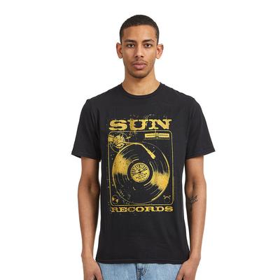 Sun Records Turntable Black Unisex T-shirt