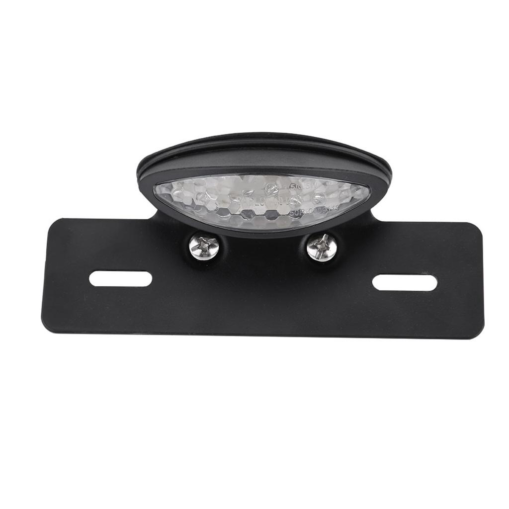 Motorcycle LED Rear Brake Tail Light Stop License Plate Lights for Smoke
