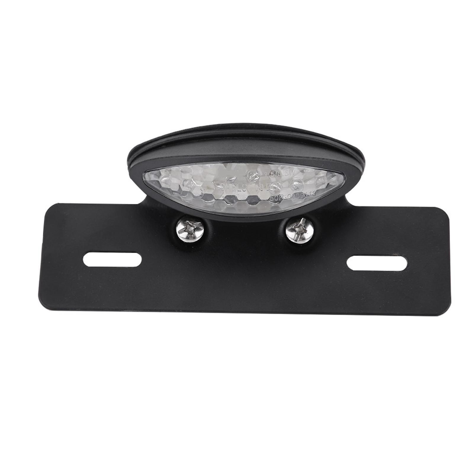 Motorcycle LED Rear Brake Tail Light Stop License Plate Lights for   Smoke
