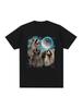 3 Racoon Moon Howling Raccoon Head T Shirt Funny Graphic T-Shirts Soft Unisex O-Neck Tee Tops EU Size Wounisex Unisex Clothes