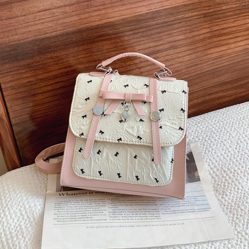 Pu Material Casual Backpack With Inner Phone Pocket For Daily Use