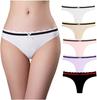 HINICE Seamless Thongs with Simple Tanga Women's Ribbons, Cute, Stretchy, Non-Slip, Fit, Thongs, (Size L)
