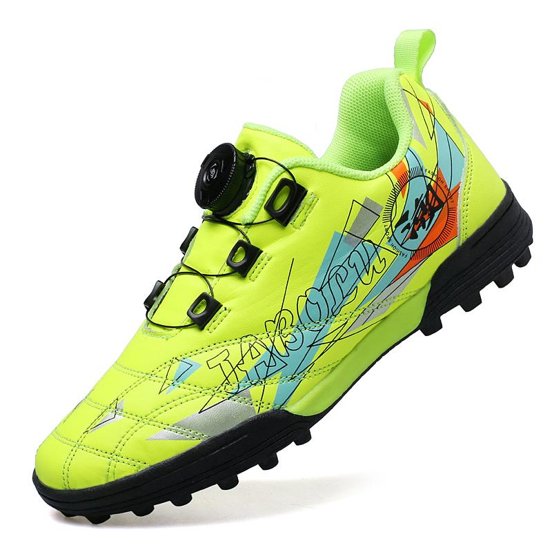 Kids Sneakers Children's Soccer Shoes Non-slip Boys Girls Football Boots Outdoor Ultralight Soccer Trainers Leather Futsal Shoes