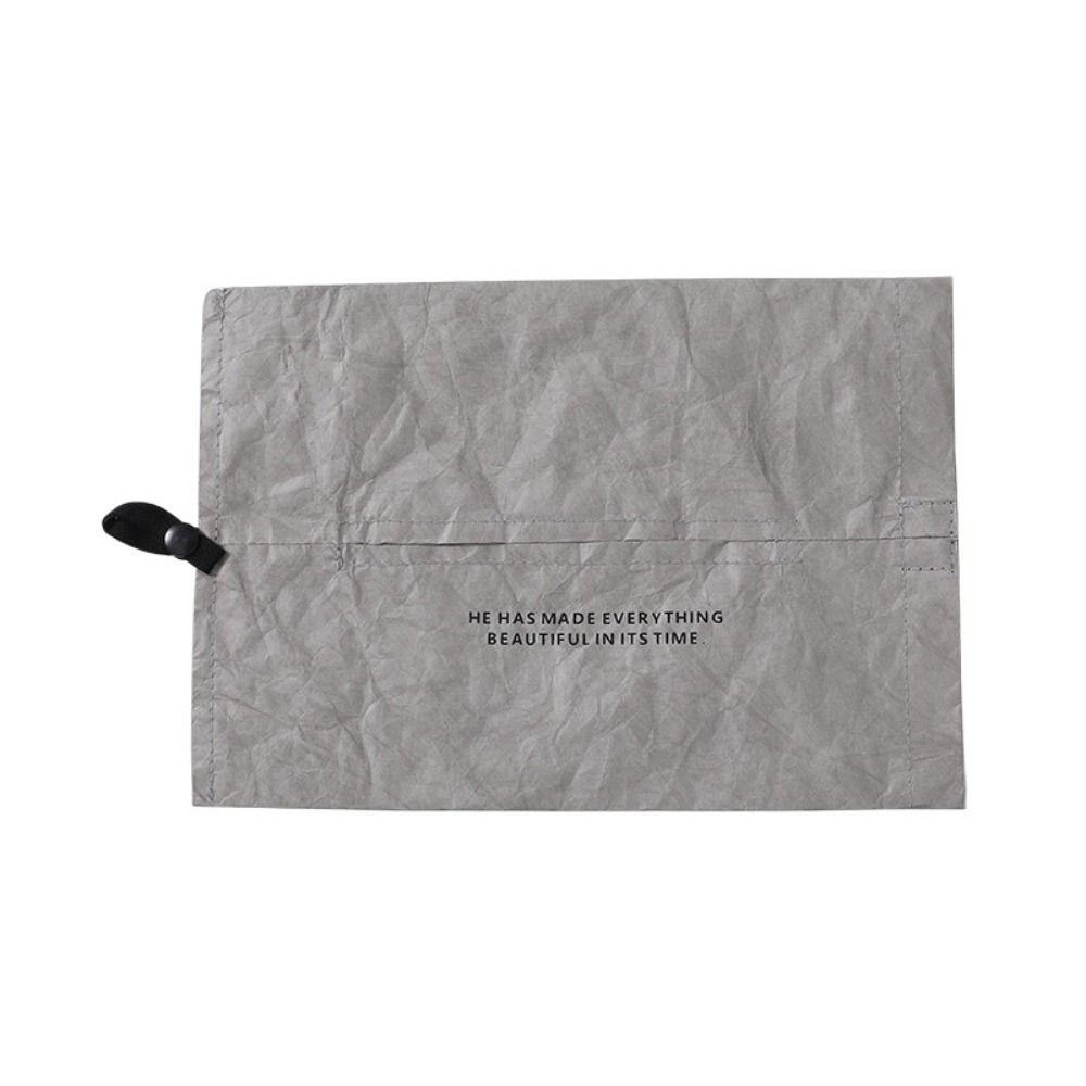 

DuPont Paper Portable Tissue Case Dustproof Napkin Papers Bag Car Drawer Car Tissue Bag Bathroom серый