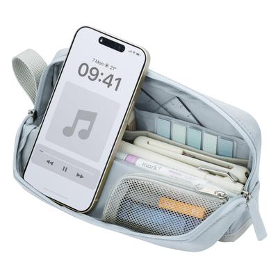 KOKUYO Stifteetui mit großer Kapazität [Alle 3 Farben] Werkzeugtasche mit Halbtasche