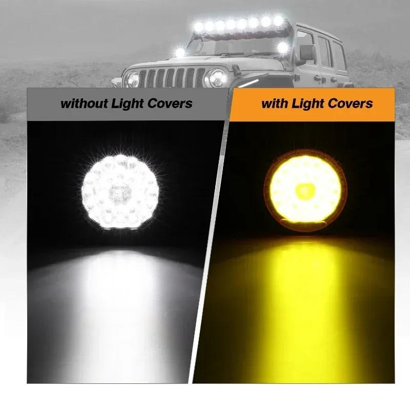 Auxbeam 7 Inch/9 Inch Round LED Driving Light Cover for Truck Pickup Offroad (Only Light Cover)