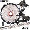 ZTTO MTB 9 Speed Set 1X9 Shifter Rear Derailleur 9V 50T Cassette K7 Sprocket Parts For m370 m430 m590 DEORE Single Crank System