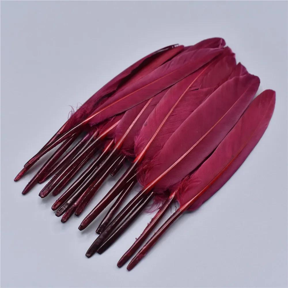 Duck Feathers for Crafts 10-15CM/4-6" Goose Feathers for Jewelry Making White Wedding Feathers Decoration Carnaval Assesoires