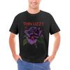 THIN LIZZY Thin Lizzy Black Rose Tshirt Shirt Tee