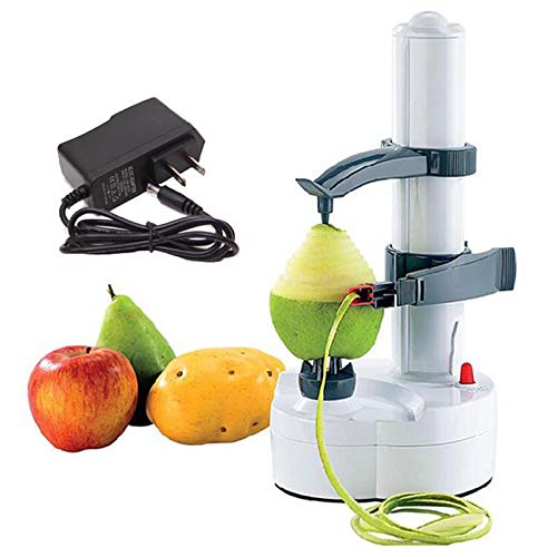 

BAIRNOX Electric Peeler, Automatic, Multi-Functional Kitchen Tool for Peeling Apples, Pears, Potatoes, Vegetables, and Fruits, Stainless Steel and Pla