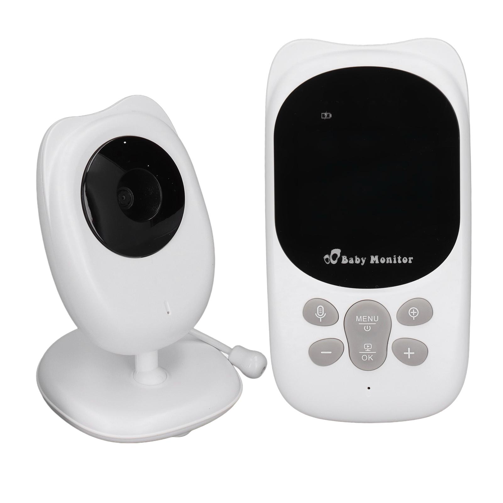 

2.4-дюймовый ЖК-монитор для младенцев, беспроводной двухсторонний домофон, камера ночного видения, монитор 100‑240 В US Plug