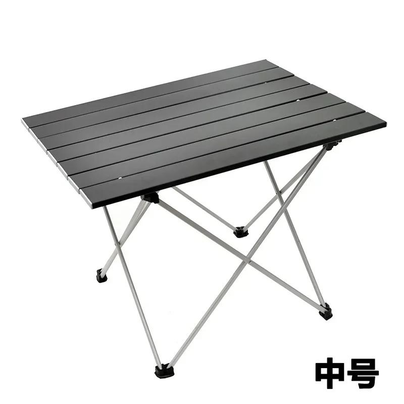 Masă pliabilă pentru camping în aer liber, pentru petrecere, picnic, grătar, birou pliabil portabil, masă portabilă din aluminiu ultra-ușoară de înaltă rezistență