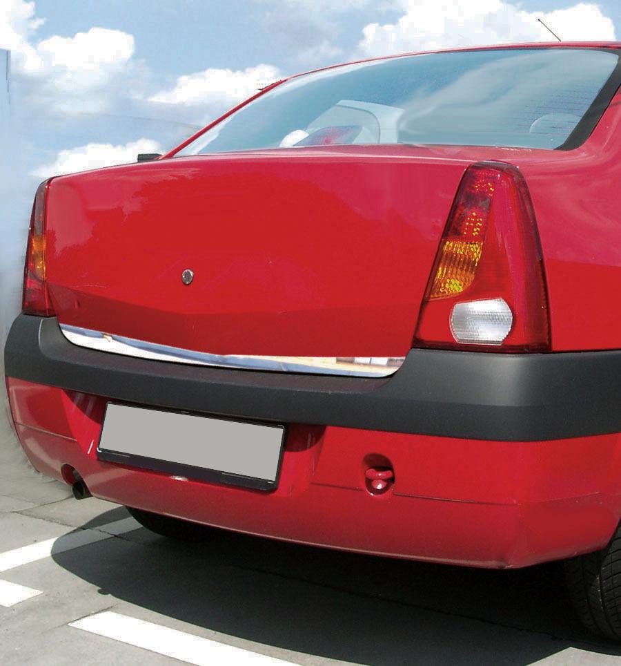 

Накладка нижньої кромки кришки багажника (нерж.) для Renault Logan I 2005-2008 рр.