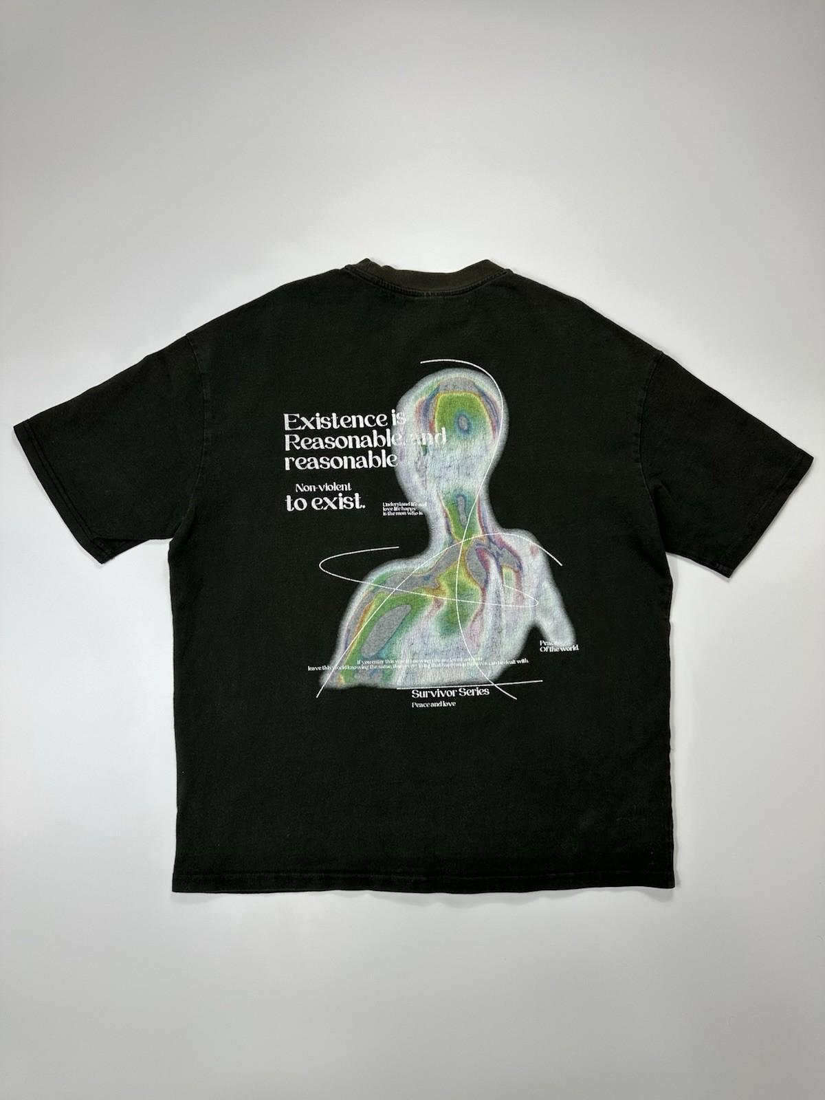 Survior Series T-shirt Existence is Reasonable and reasonable Men s Unisex T-Shirt L