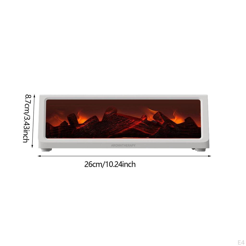 Fireplace Diffuser Humidifier Air Humidifiers Decorative Gift Auto Off Protection Aroma