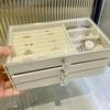 Acrylic Three-layer Drawer Style Lipstick, Skincare Jewelry Box, Earrings, Earrings, Necklaces, Jewelry Storage Box, Jewelry Box