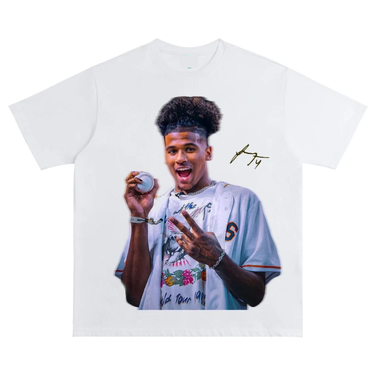 

American-style Printed Short-sleeved T-shirt for Men, Pure Cotton, Heavyweight, Loose-fitting, Summer Half-sleeve Top S разноцветный